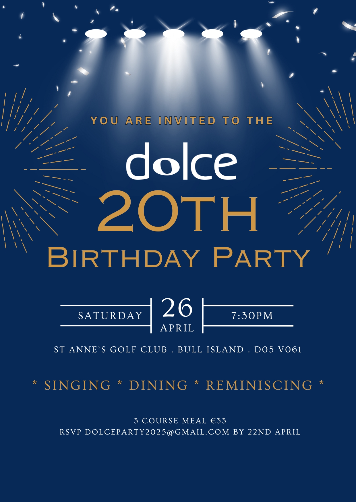 Dolce 20th Birthday Party